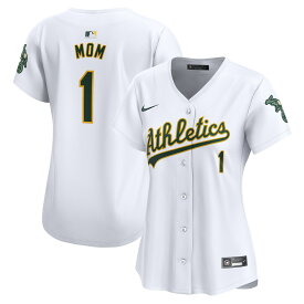 MLB アスレチックス ホーム リミテッド ユニフォーム Nike ナイキ レディース ホワイト (2024 Women's Ltd Mother's Day #1 Mom APP - FTF NTP Master Style)