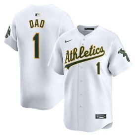 MLB アスレチックス ホーム リミテッド ユニフォーム Nike ナイキ メンズ ホワイト (2024 Men's Ltd Father's Day #1 Dad APP - FTF NTP Master Style)