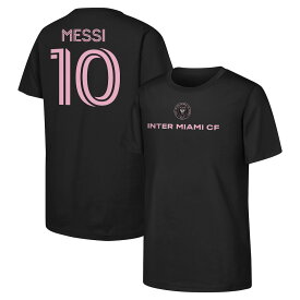 【公式グッズ】MLS インテルマイアミCF メッシ ネーム&ナンバー Tシャツ Outerstuff（アウタースタッフ） トドラー ブラック (OST SU23 Juvenile Name & Number Tee)
