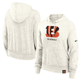 【公式グッズ】NFL ベンガルズ プルオーバー パーカー Nike ナイキ レディース クリーム (24 Women's Nike Gym Vintage PO Hood)