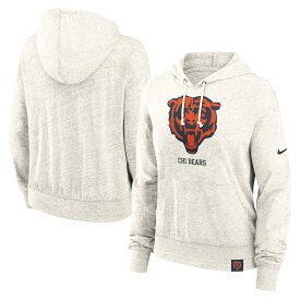 【公式グッズ】NFL ベアーズ プルオーバー パーカー Nike ナイキ レディース クリーム (24 Women's Nike Gym Vintage PO Hood)