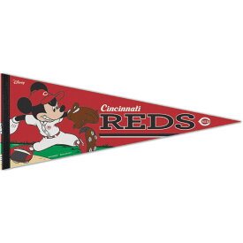 【公式グッズ】MLB レッズ ペナント ウィンクラフト (12x30 Premium Pennant - Disney NEW)