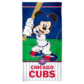 【公式グッズ】MLB カブス バスタオル ウィンクラフト (30x60 Spectra Beach Towel-Disney)