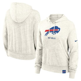 【公式グッズ】NFL ビルズ プルオーバー パーカー Nike ナイキ レディース クリーム (24 Women's Nike Gym Vintage PO Hood)