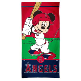 【公式グッズ】MLB エンゼルス バスタオル ウィンクラフト (30x60 Spectra Beach Towel-Disney)