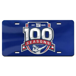 yObYzNFL WCAc J[piEJ[ANZT[ WinCraft (Laser Cut Acrylic License Plate - 100th Giants Anniversary)