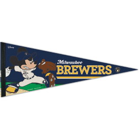 【公式グッズ】MLB ブルワーズ ペナント ウィンクラフト (12x30 Premium Pennant - Disney NEW)