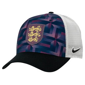 【公式グッズ】NATIONAL TEAM イングランド代表 キャップ・帽子 Nike ナイキ メンズ ネイビー (BCS SU24 Men's Printed Trucker Cap)