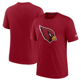 Men's Nike Cardinal Arizona Cardinals Playback Logo Tri-Blend T-Shirt