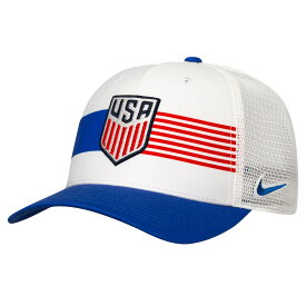 【公式グッズ】NATIONAL TEAM アメリカ代表 キャップ・帽子 Nike ナイキ メンズ ホワイト (BCS SU24 Men's Printed Trucker Cap)