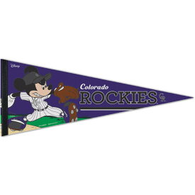 【公式グッズ】MLB ロッキーズ ペナント ウィンクラフト (12x30 Premium Pennant - Disney NEW)