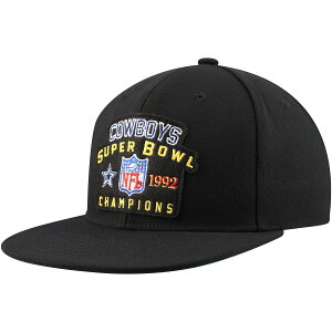 �y�����O�b�Y�zNFL �J�E�{�[�C�Y �X�i�b�v�o�b�N �L���b�v Mitchell & Ness/�~�b�`�F�����l�X �����Y �u���b�N (NFL 92 Champ Snapback)