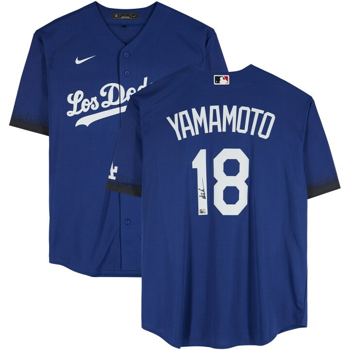 楽天市場】【MLB公式ホログラム付】MLB ドジャース 山本 由伸 直筆 