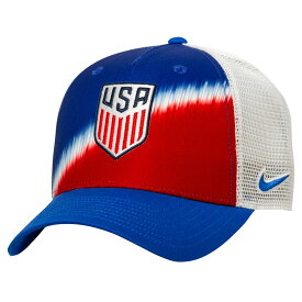 【公式グッズ】NATIONAL TEAM アメリカ代表 キャップ・帽子 Nike ナイキ メンズ ロイヤル (BCS SU24 Men's Printed Trucker Cap)