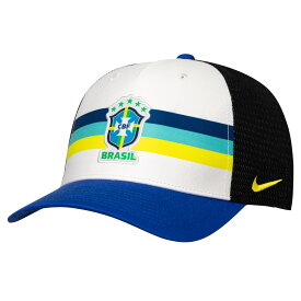 【公式グッズ】NATIONAL TEAM ブラジル代表 キャップ・帽子 Nike ナイキ メンズ ホワイト (BCS SU24 Men's Printed Trucker Cap)