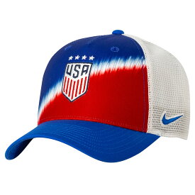 【公式グッズ】NATIONAL TEAM アメリカ女子代表 キャップ・帽子 Nike ナイキ メンズ ロイヤル (BCS SU24 Men's Printed Trucker Cap)