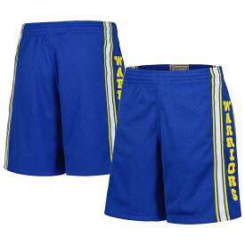 Youth Mitchell & Ness Royal Golden State Warriors Hardwood Classics Swingman Shorts