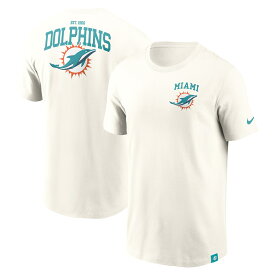 Men's Nike Cream Miami Dolphins Blitz Essential T-Shirt
