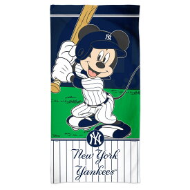 【公式グッズ】MLB ヤンキース バスタオル ウィンクラフト (30x60 Spectra Beach Towel-Disney)