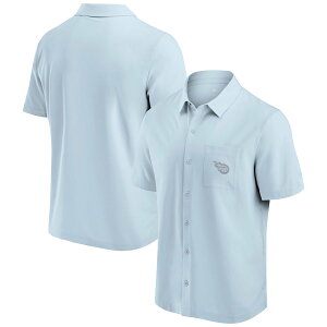 �y�����O�b�Y�zNFL �^�C�^���Y �V���c Fanatics/�t�@�i�e�B�N�X �����Y ���C�g�u���[ (MENS 24 NFL SIGNATURE FRONT OFFICE BUTTON UP SHIRT)