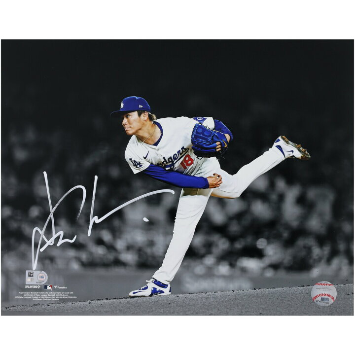 楽天市場】【MLB公式ホログラム付】MLB ドジャース 山本 由伸 直筆  
