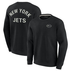 �y�����O�b�Y�zNFL �W�F�b�c �g���[�i�[ Fanatics/�t�@�i�e�B�N�X �u���b�N (Unisex Fanatics Signature Elements Super Soft Fleece Pullover Crew Sweatshirt)