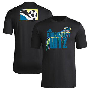 �y�����O�b�Y�zMLS �J���U�X�V�e�B T�V���c Adidas/�A�f�B�_�X �����Y �u���b�N (ADI F24 Men's Jersey Hook Pre-Match Tee)