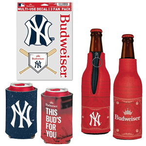 �y�����O�b�Y�zMLB �����L�[�X �ʃN�[���[ �E�B���N���t�g (Can Cooler, Bottle Cooler, Decal Pack - MLB x Budweiser)