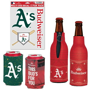 �y�����O�b�Y�zMLB �A�X���`�b�N�X �ʃN�[���[ �E�B���N���t�g (Can Cooler, Bottle Cooler, Decal Pack - MLB x Budweiser)