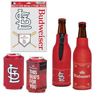 �y�����O�b�Y�zMLB �J�[�W�i���X �ʃN�[���[ �E�B���N���t�g (Can Cooler, Bottle Cooler, Decal Pack - MLB x Budweiser)