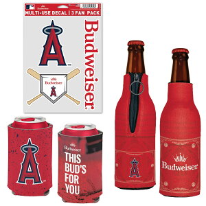�y�����O�b�Y�zMLB �G���[���X �ʃN�[���[ �E�B���N���t�g (Can Cooler, Bottle Cooler, Decal Pack - MLB x Budweiser)