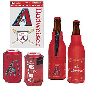 �y�����O�b�Y�zMLB �_�C�������h�o�b�N�X �ʃN�[���[ �E�B���N���t�g (Can Cooler, Bottle Cooler, Decal Pack - MLB x Budweiser)