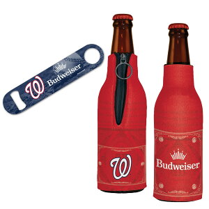 �y�����O�b�Y�zMLB �i�V���i���Y �ʃN�[���[ �E�B���N���t�g (Accessories Pack: Bottle Opener Tool and 2 Bottle Coolers - MLB x Budweiser)