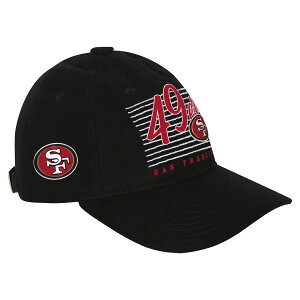 �y�����O�b�Y�zNFL 49ers �A�W���X�^�u�� �L���b�v Outerstuff �L�b�Y �u���b�N (NFL Youth Retro Wooly Unstructured Adjustable)