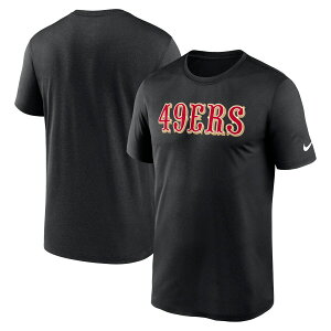�y�����O�b�Y�zNFL 49ers T�V���c Nike/�i�C�L �����Y �u���b�N (MENS NFL 24 NIKE PRIMETIME LEGEND WORDMARK TEE)