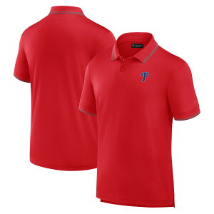 �y�����O�b�Y�zMLB �t�B���[�Y �|���V���c Fanatics/�t�@�i�e�B�N�X �����Y ���b�h (Mens Fanatics Signature Front Office Pique Polo Shirt)