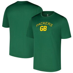 �y�����O�b�Y�zNFL �p�b�J�[�Y T�V���c Outerstuff �����Y �O���[�� (STADIUM RETRO LOGO SS POLY TEE)