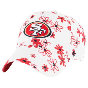 �y�����O�b�Y�zNFL 49ers �A�W���X�^�u�� �L���b�v '47 /�t�H�[�e�B�[�Z�u�� �g�h���[ �z���C�g (NFL Toddler Girls Daisy Delight Clean Up)