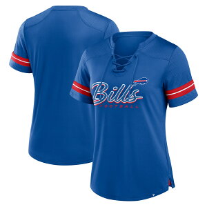 �y�����O�b�Y�zNFL �r���Y T�V���c Fanatics/�t�@�i�e�B�N�X ���f�B�[�X ���C���� (24 Women's Play Script Poly Short Sleeve Fashion Top)