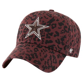 【公式グッズ】NFL カウボーイズ アジャスタブル キャップ '47 /フォーティーセブン レディース ブラウン (NFL Womens Tawny Clean Up)