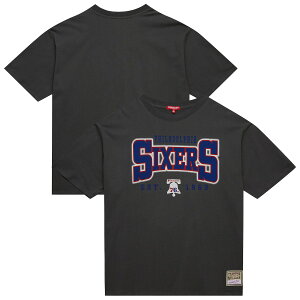 yObYzNBA 76ers TVc Mitchell & Ness/~b`FlX fB[X `R[ (NBA MNC Women's HWC Vintage Logo Oversized Boyfriend SS Tee)