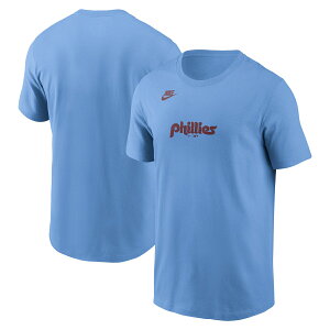 �y�����O�b�Y�zMLB �t�B���[�Y T�V���c Nike/�i�C�L �����Y ���C�g�u���[ (Men's Nike MLB Phillies Cooperstown Fashion Wordmark)