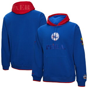yObYzNBA 76ers vI[o[ p[J[ Mitchell & Ness/~b`FlX Y C (NBA FA24 Men's MNC HWC Team OG 3.0 Heavyweight PO Hoodie)