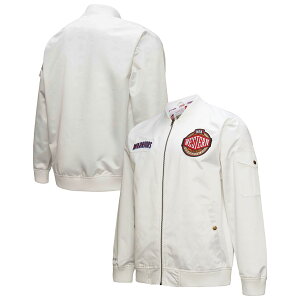 �y�����O�b�Y�zNBA �E�H���A�[�Y �W���P�b�g Mitchell & Ness/�~�b�`�F�����l�X �����Y �z���C�g (NBA MNC Unisex HO24 HWC Nights Team Leader Satin FZ Jacket)