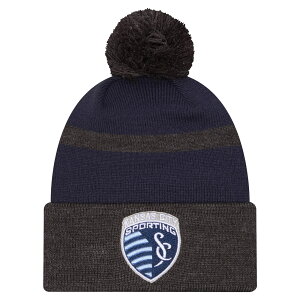 �y�����O�b�Y�zMLS �J���U�X�V�e�B �j�b�g�X New Era/�j���[�G�� �����Y �u���[ (NWE Men's 2025 Kickoff Cuffed Pom Knit)