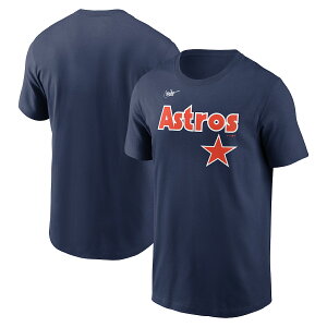 �y�����O�b�Y�zMLB �A�X�g���Y T�V���c Nike/�i�C�L �����Y �l�C�r�[ (Men's Nike Cooperstown Wordmark Cotton SST)