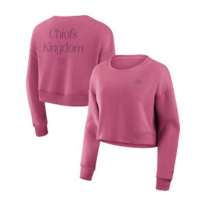 �y�����O�b�Y�zNFL �`�[�t�X �g���[�i�[ Fanatics/�t�@�i�e�B�N�X ���f�B�[�X �s���N (Studio Women's Signature Cotton Fleece Crew)
