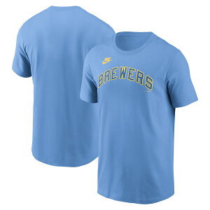 �y�����O�b�Y�zMLB �u�����[�Y T�V���c Nike/�i�C�L �����Y �p�E�_�[�u���[ (Men's Nike Cooperstown Wordmark Cotton SST)