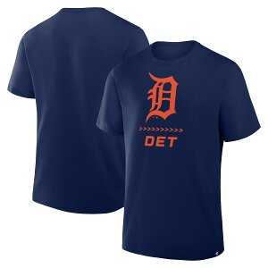 �y�����O�b�Y�zMLB �^�C�K�[�X T�V���c Fanatics/�t�@�i�e�B�N�X �����Y �l�C�r�[ (Big Logo Legacy Cotton Clubhouse)
