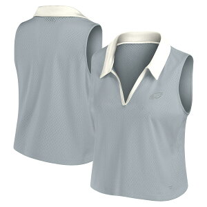 �y�����O�b�Y�zNFL �C�[�O���X �^���N�g�b�v Fanatics/�t�@�i�e�B�N�X ���f�B�[�X �O���C (NFL Womens Fanatics Signature Studio Collared Tank)